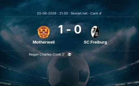 MAÇ BAŞLADI | Motherwell - SC Freiburg