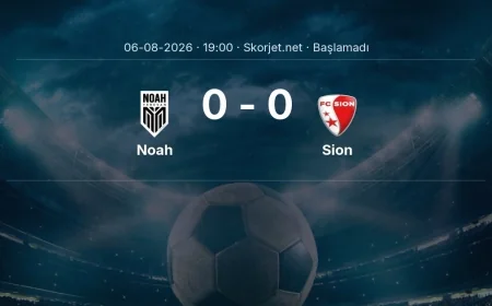 Avrupa Konferans Ligi: Noah - Sion kadro ve maç öncesi