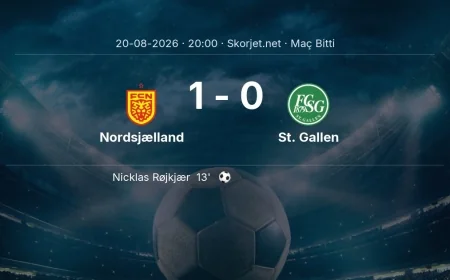Avrupa Konferans Ligi | Nordsjælland 1-0 St. Gallen sonucu