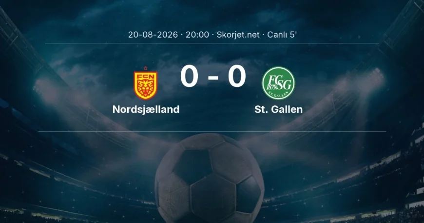 Avrupa Konferans Ligi: Nordsjælland - St. Gallen maçı başladı