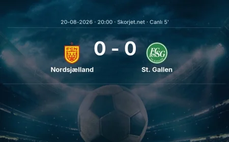 Avrupa Konferans Ligi: Nordsjælland - St. Gallen maçı başladı