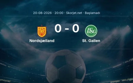 Nordsjælland - St. Gallen maçı ne zaman, saat kaçta? | Avrupa Konferans Ligi