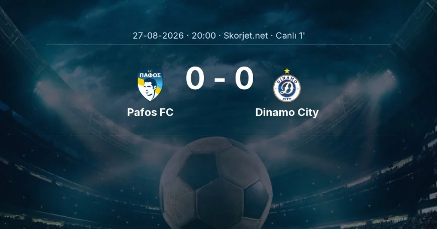 Pafos FC - Dinamo City maçı başladı | Avrupa Konferans Ligi