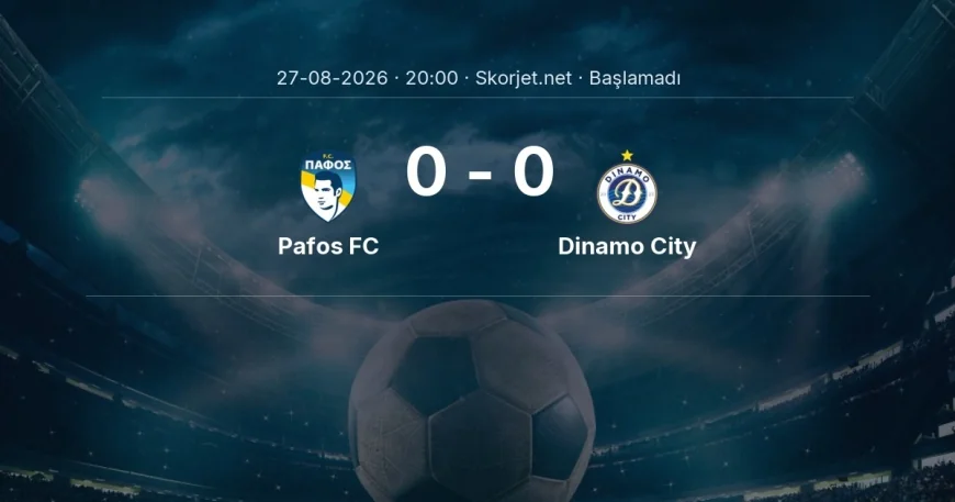 Avrupa Konferans Ligi: Pafos FC - Dinamo City maç bilgileri