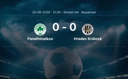 Avrupa Konferans Ligi: Panathinaikos - Hradec Králové maç bilgileri
