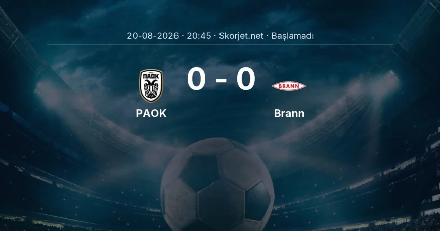 PAOK - Brann maçı öncesi | Avrupa Konferans Ligi