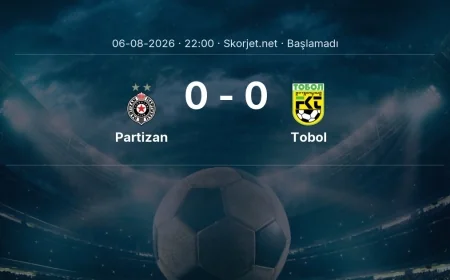 Partizan - Tobol maçı öncesi | Avrupa Konferans Ligi