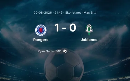Avrupa Konferans Ligi | Rangers 1-0 Jablonec sonucu