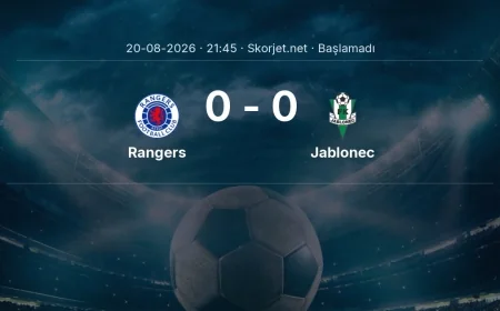Rangers - Jablonec maçı ne zaman, saat kaçta? | Avrupa Konferans Ligi