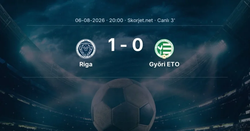 MAÇ BAŞLADI | Riga - Győri ETO