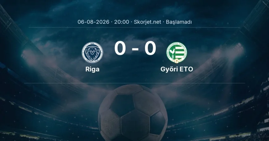 Riga - Győri ETO muhtemel ilk 11'ler | Avrupa Konferans Ligi