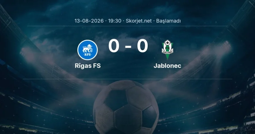 Rīgas FS - Jablonec maçı öncesi | Avrupa Konferans Ligi