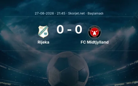 Rijeka - FC Midtjylland maçı ne zaman, saat kaçta? | Avrupa Konferans Ligi