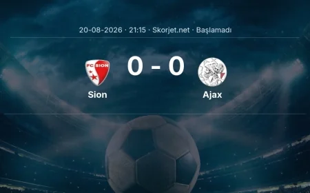 Sion - Ajax maçı öncesi | Avrupa Konferans Ligi
