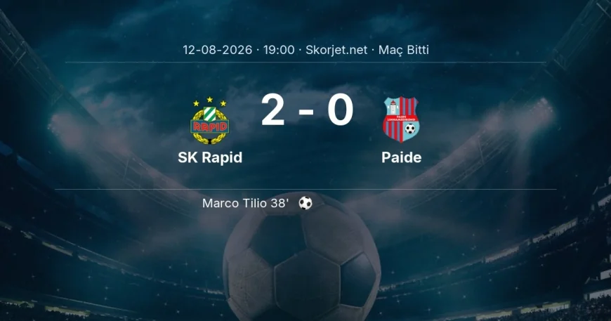 SK Rapid 2-0 Paide - maç özeti | Avrupa Konferans Ligi