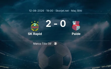 SK Rapid 2-0 Paide - maç özeti | Avrupa Konferans Ligi
