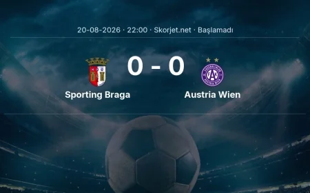 Sporting Braga - Austria Wien maçı öncesi | Avrupa Konferans Ligi