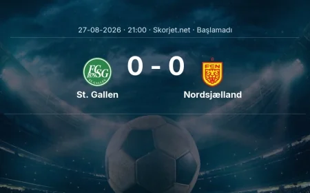 Avrupa Konferans Ligi: St. Gallen - Nordsjælland maç bilgileri