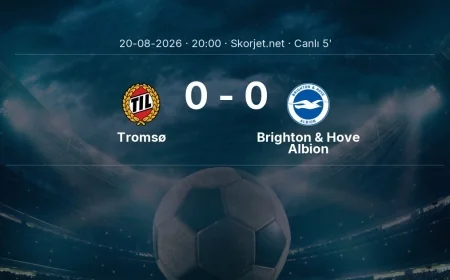 Avrupa Konferans Ligi: Tromsø - Brighton & Hove Albion maçı başladı