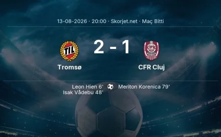 Tromsø 2-1 CFR Cluj - maç özeti | Avrupa Konferans Ligi