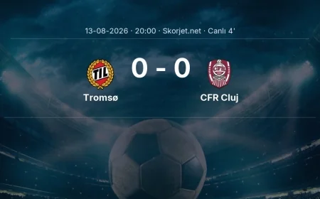 Tromsø - CFR Cluj maçı başladı | Avrupa Konferans Ligi