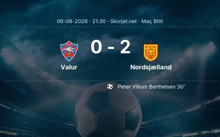 Valur 0-2 Nordsjælland - maç özeti | Avrupa Konferans Ligi