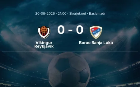 Víkingur Reykjavík - Borac Banja Luka maçı ne zaman, saat kaçta? | Avrupa Konferans Ligi