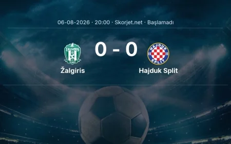 Žalgiris - Hajduk Split maçı öncesi | Avrupa Konferans Ligi