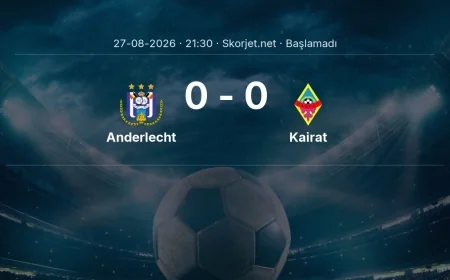 Avrupa Ligi: Anderlecht - Kairat maç bilgileri