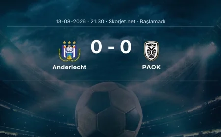 Anderlecht - PAOK maçı ne zaman, saat kaçta? | Avrupa Ligi