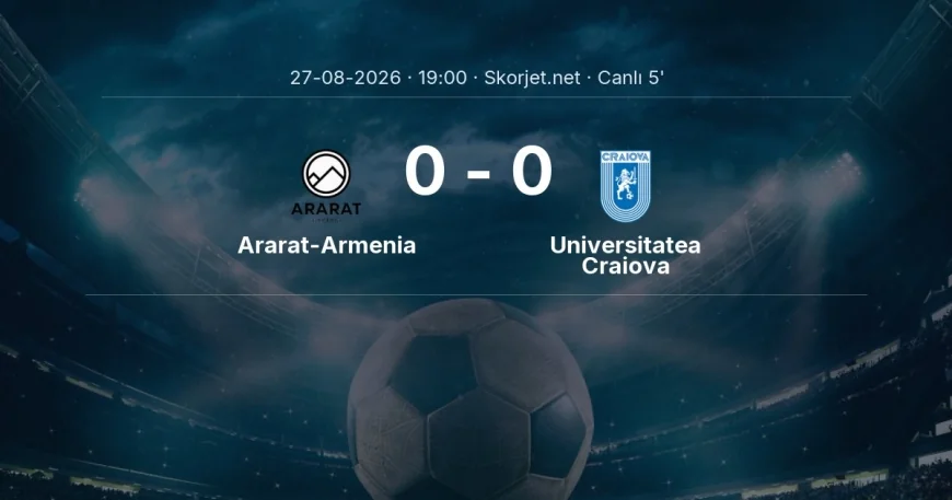 Ararat-Armenia - Universitatea Craiova maçı başladı | Avrupa Ligi