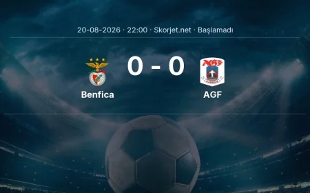 Benfica - AGF muhtemel ilk 11'ler | Avrupa Ligi