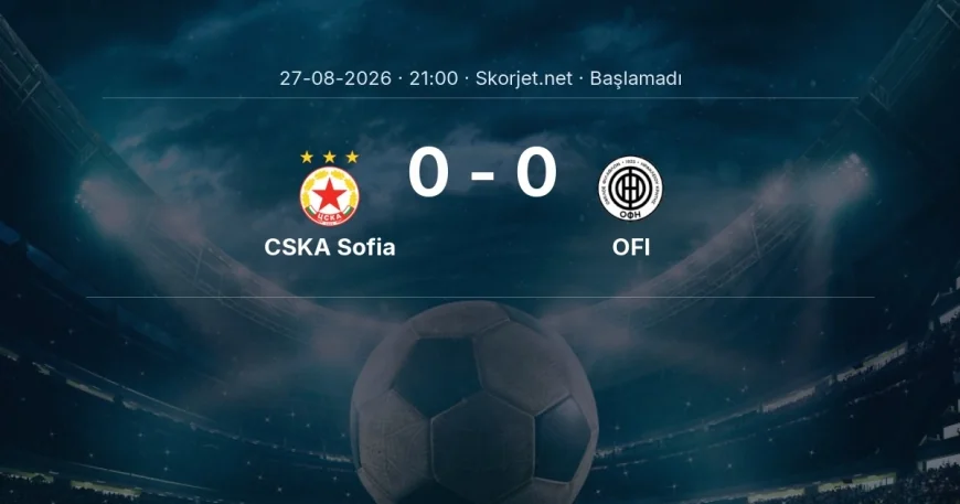 CSKA Sofia - OFI maçı öncesi | Avrupa Ligi