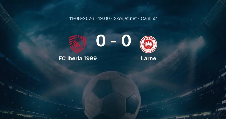 FC Iberia 1999 - Larne maçı başladı | Avrupa Ligi