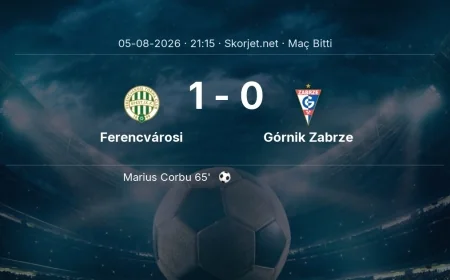 Avrupa Ligi | Ferencvárosi 1-0 Górnik Zabrze sonucu