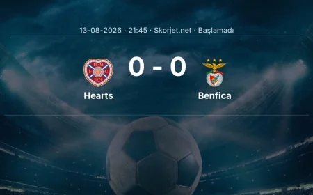 Hearts - Benfica maçı ne zaman, saat kaçta? | Avrupa Ligi