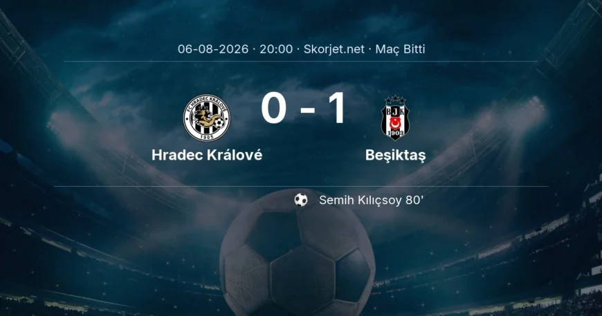 Maç sonucu: Hradec Králové 0-1 Beşiktaş | Avrupa Ligi