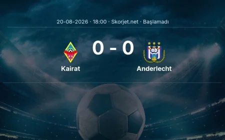 Avrupa Ligi: Kairat - Anderlecht kadro ve maç öncesi