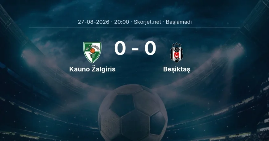 Kauno Žalgiris - Beşiktaş maçı öncesi | Avrupa Ligi