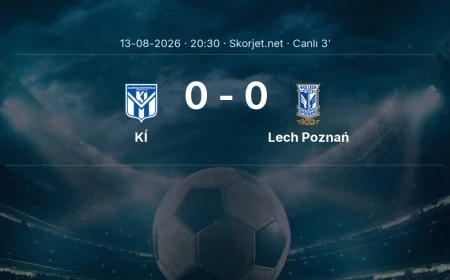 MAÇ BAŞLADI | KÍ - Lech Poznań
