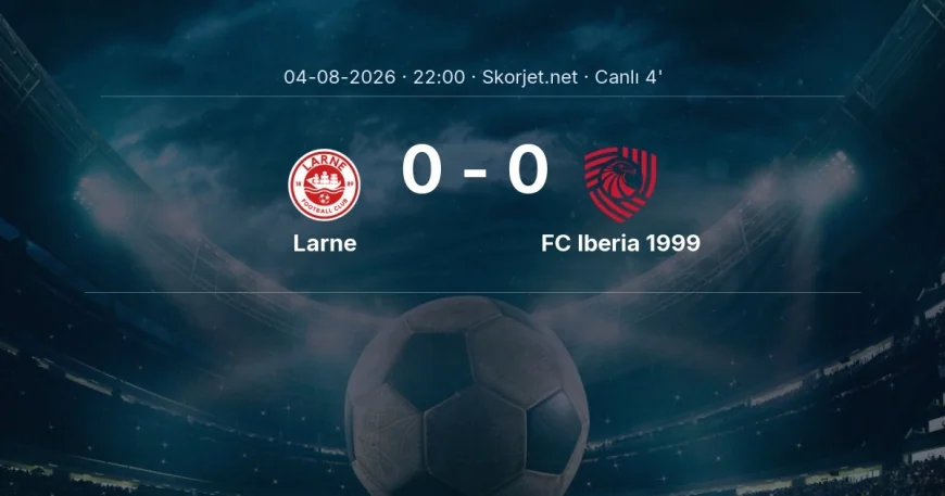 Avrupa Ligi: Larne - FC Iberia 1999 maçı başladı