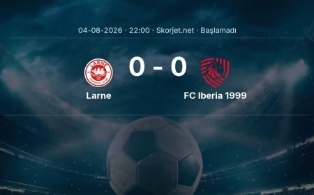 Larne - FC Iberia 1999 maçı ne zaman, saat kaçta? | Avrupa Ligi