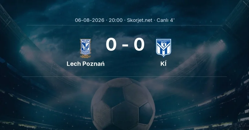 MAÇ BAŞLADI | Lech Poznań - KÍ