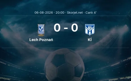 MAÇ BAŞLADI | Lech Poznań - KÍ