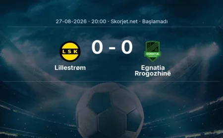 Avrupa Ligi: Lillestrøm - Egnatia Rrogozhinë maç bilgileri