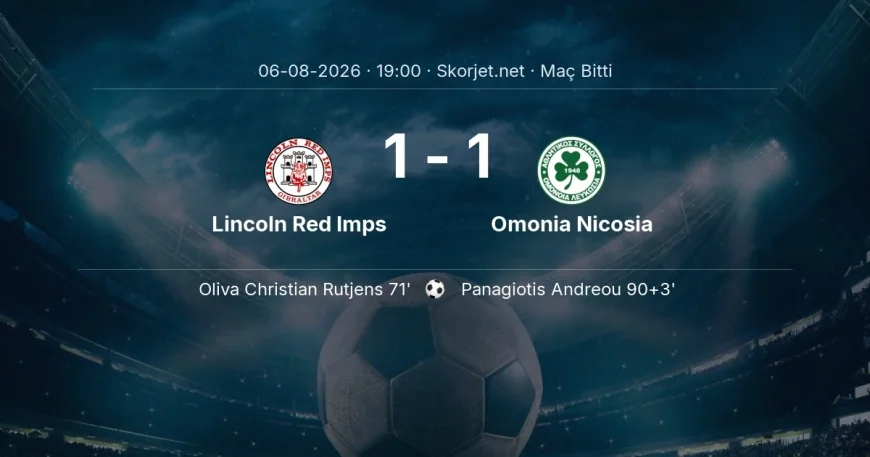 Lincoln Red Imps 1-1 Omonia Nicosia - maç özeti | Avrupa Ligi