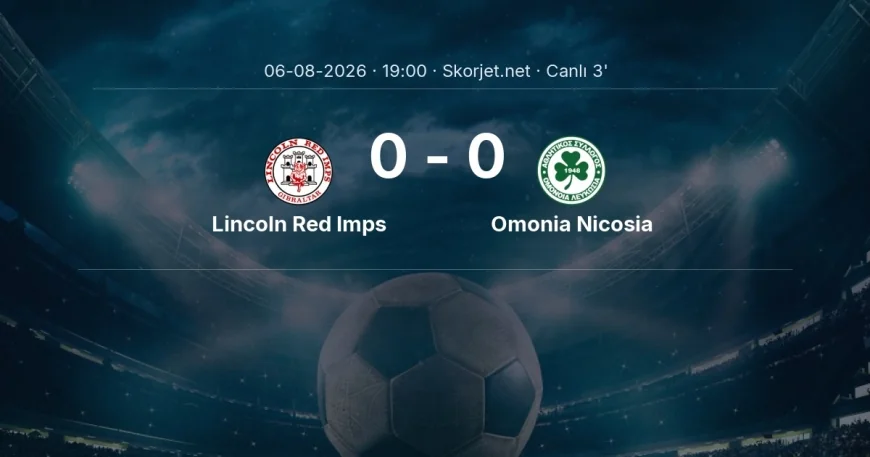 Lincoln Red Imps - Omonia Nicosia maçı başladı | Avrupa Ligi