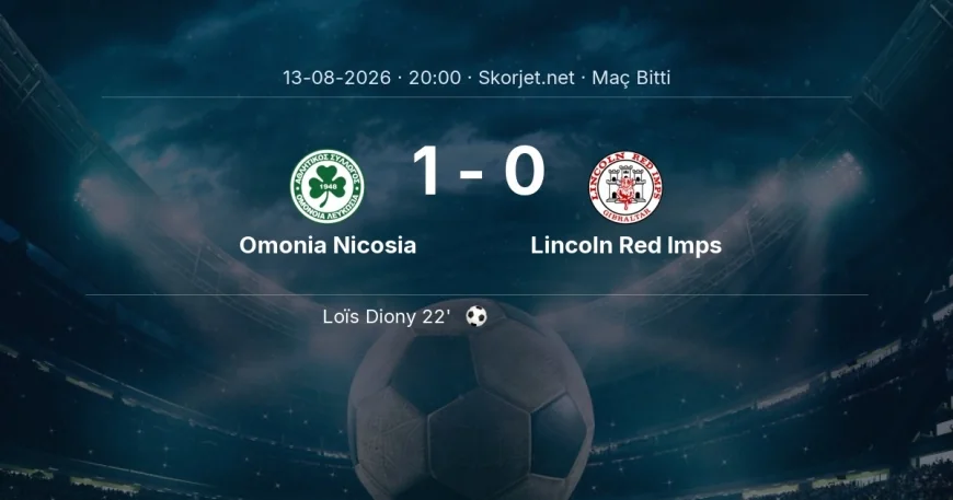 Maç sonucu: Omonia Nicosia 1-0 Lincoln Red Imps | Avrupa Ligi