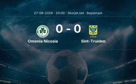 Omonia Nicosia - Sint-Truiden maçı ne zaman, saat kaçta? | Avrupa Ligi