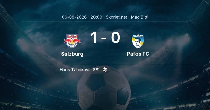 Avrupa Ligi | Salzburg 1-0 Pafos FC sonucu